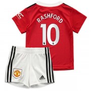 Manchester United maillot de foot enfant 2022-23 Marcus Rashford 10 maillot domicile